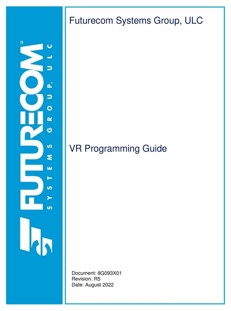 Futurecom VR Istruzioni operative