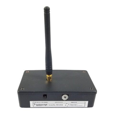 Autoscript WSC-REC/-A Manuale utente