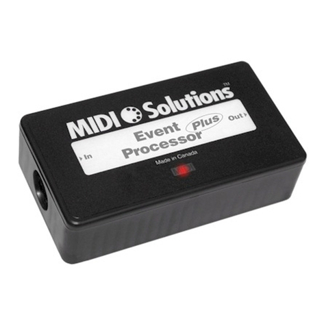 Midi Solutions Event Processor Plus Manuale utente