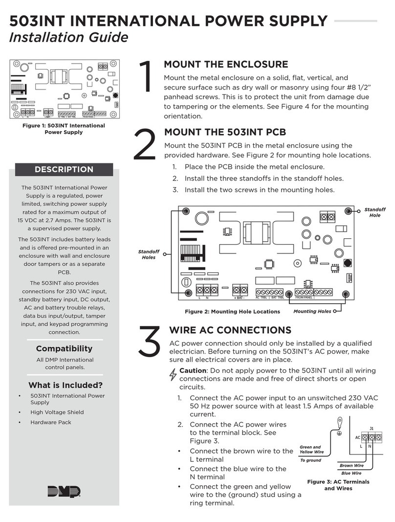 DMP Electronics 503INT Manuale utente