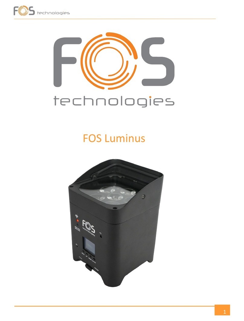 FOS Technologies Luminus Manuale utente FOS Technologies Luminus Manuale utente