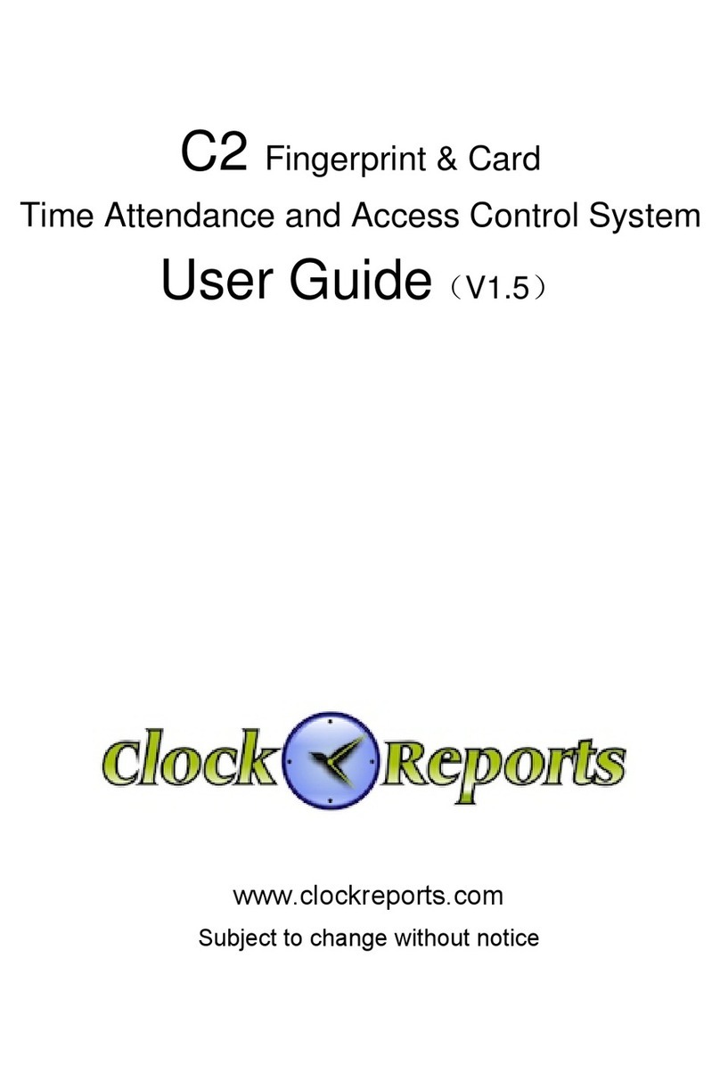 ClockReports C2 Manuale utente
