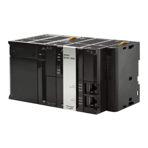 Omron sysmac EtherCAT NJ101 Series Manuale di istruzioni