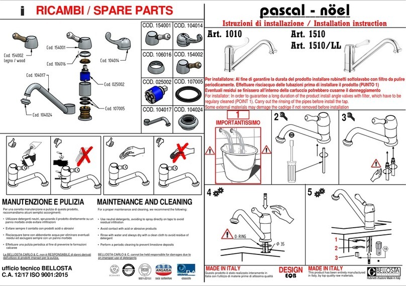 BELLOSTA Pascal 1010 Manuale utente