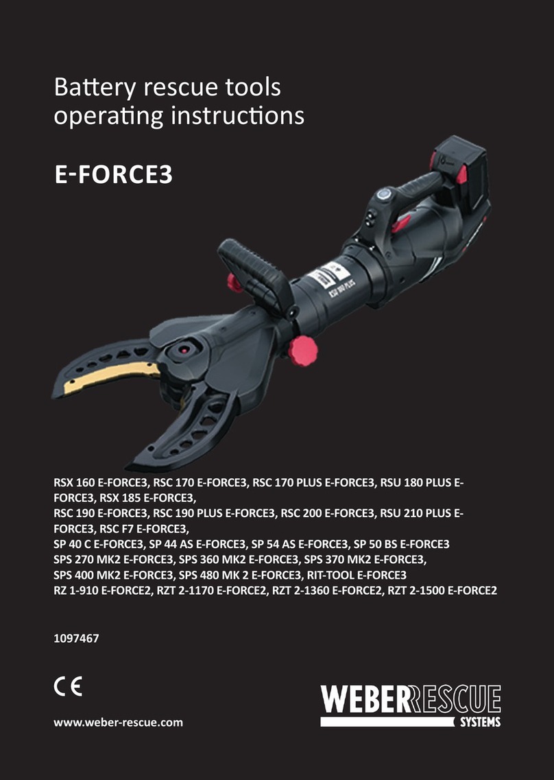 Weber Rescue Systems E-FORCE3 Manuale utente