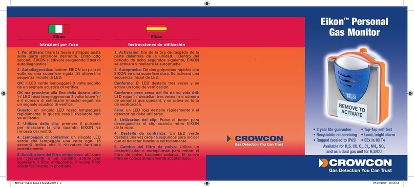 Crowcon Eikon Manuale utente