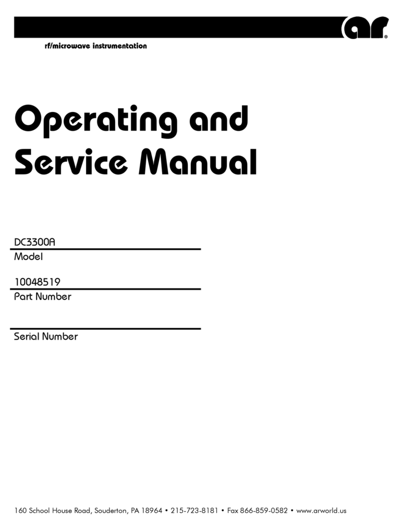 AR DC3300A Manuale di servizio