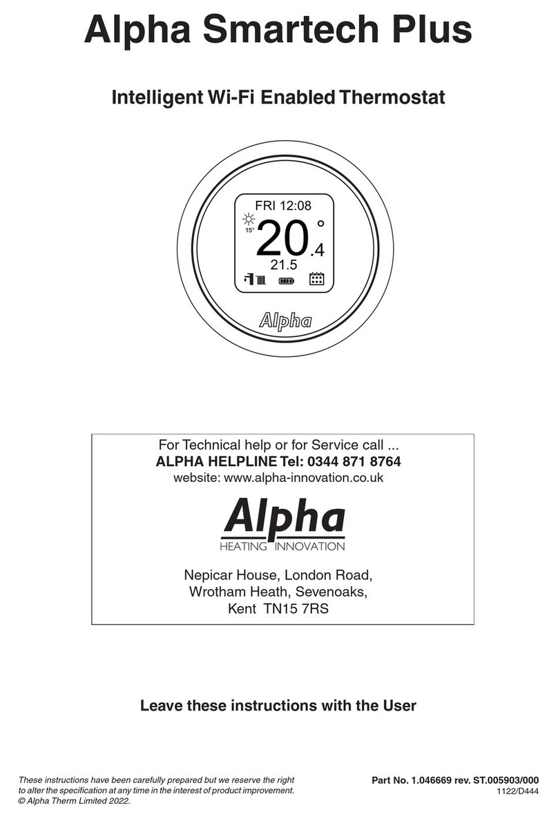 Alpha Smartech Plus Manuale utente
