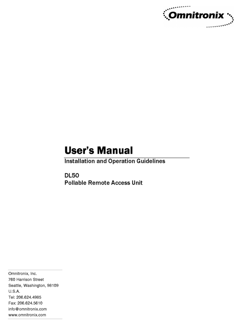 Omnitronix DATA-LINK DL50 Manuale utente