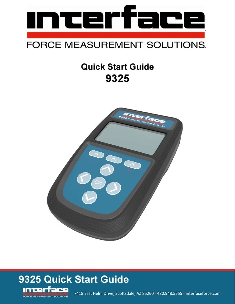 Interface 9325 Manuale utente