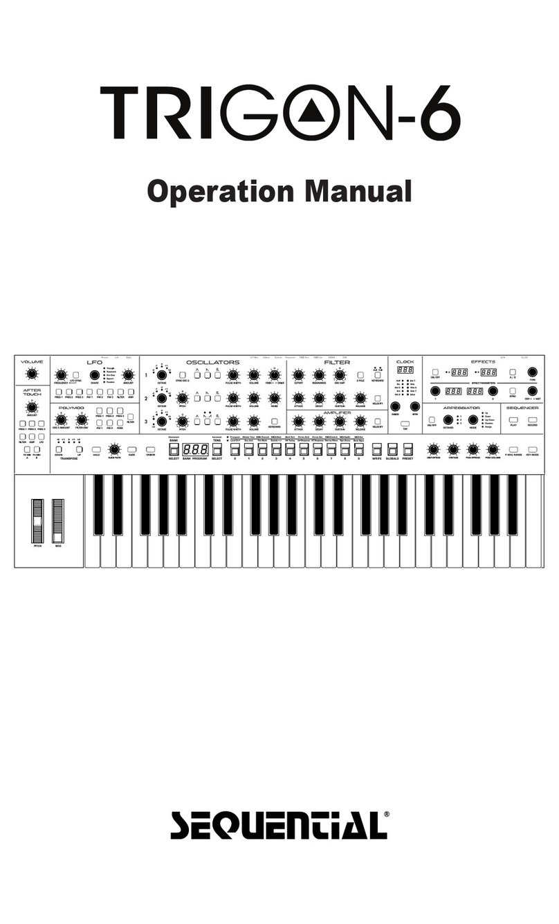 Sequential TRGON-6 Manuale utente