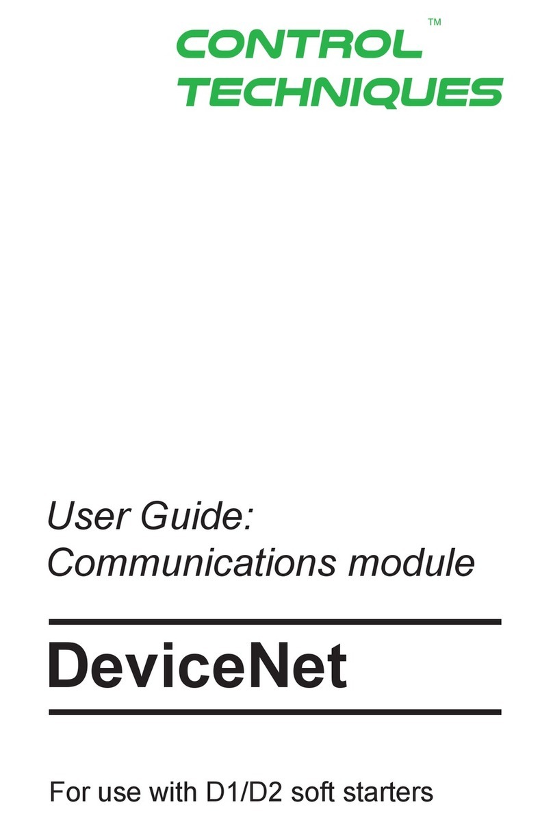 Control Techniques DeviceNet Manuale utente