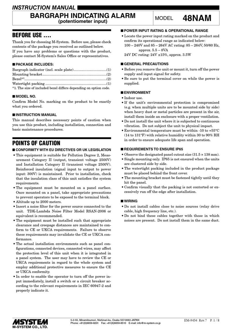M-system 48NAM Manuale utente