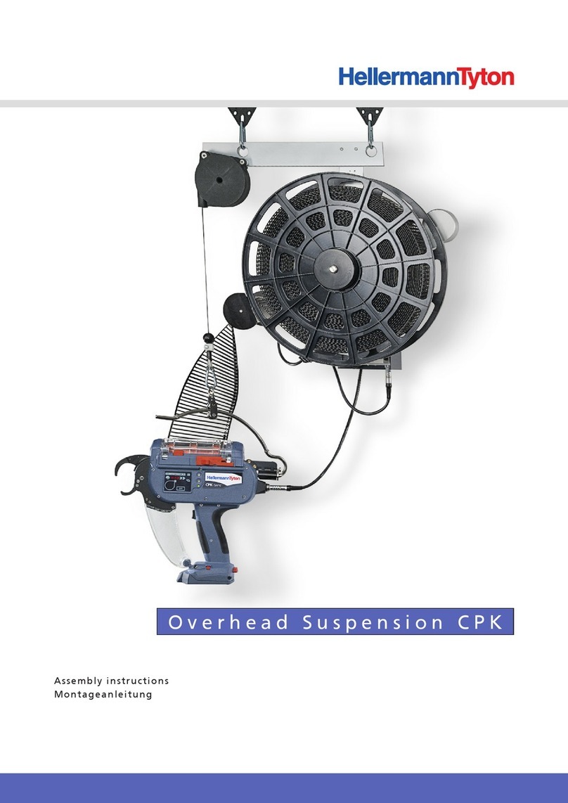 Hellermann Tyton Overhead suspension CPK Manuale utente
