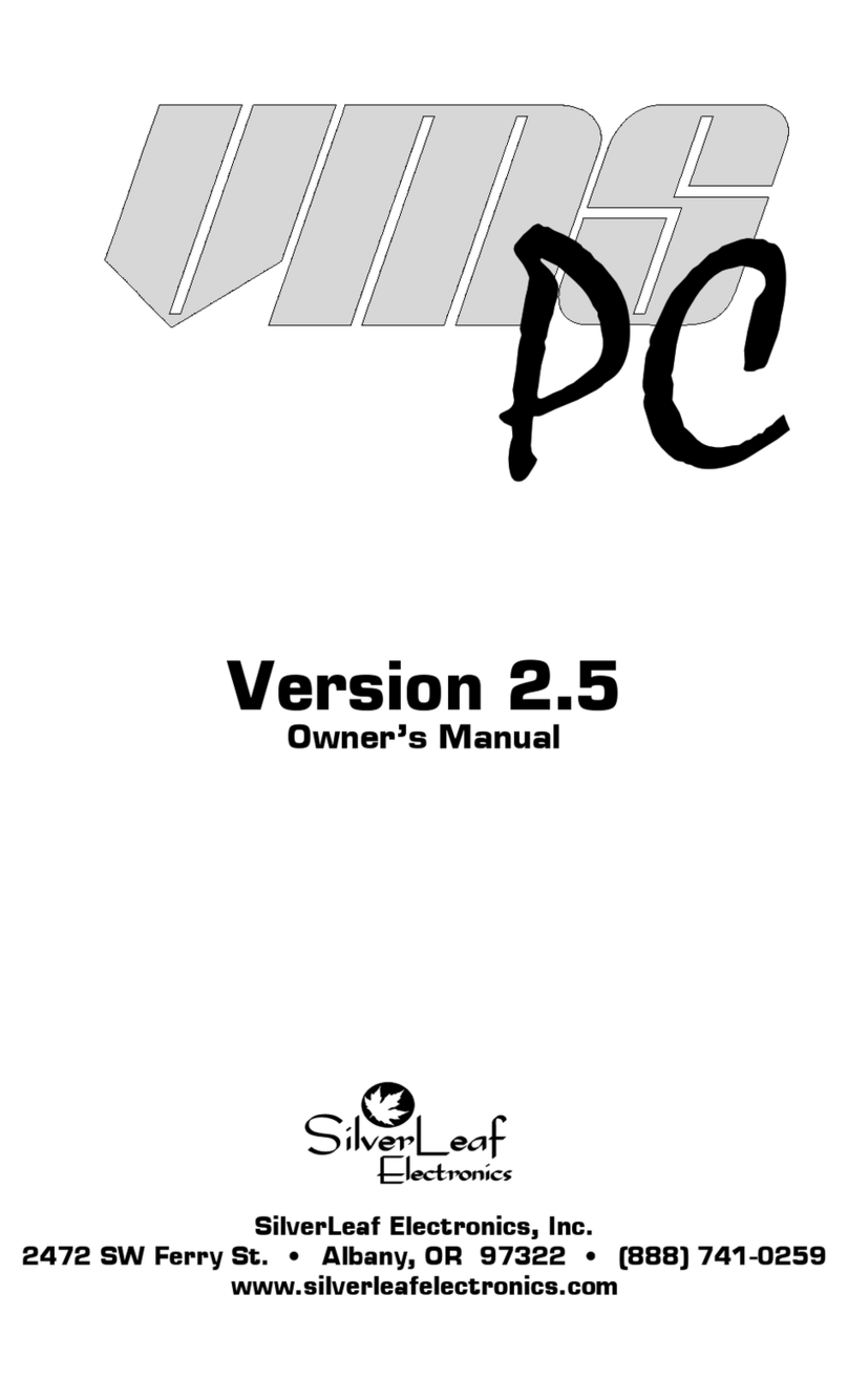 SilverLeaf Electronics VMS PC Manuale utente