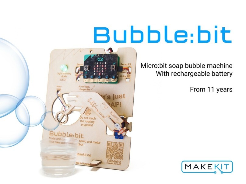 MakeKit Micro:bit Bubble:Bit Manuale utente