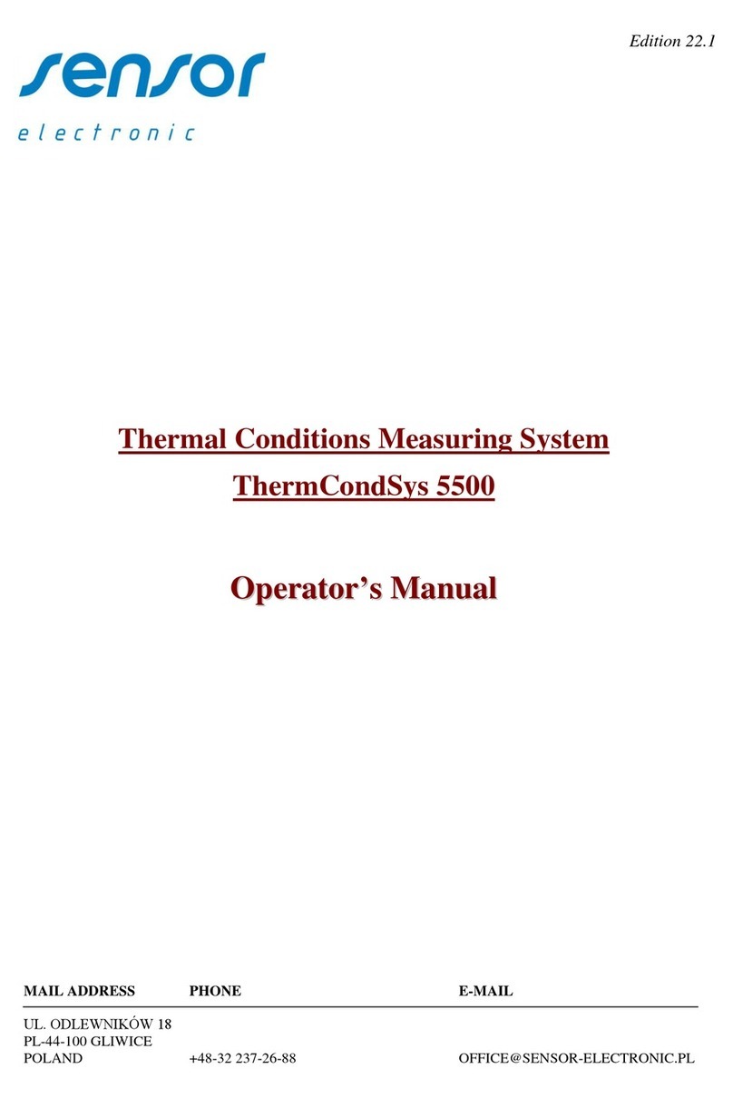 Sensor ThermCondSys 5500 Manuale utente