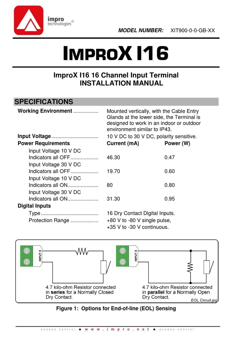 impro technologies IMPROX I16 Manuale utente