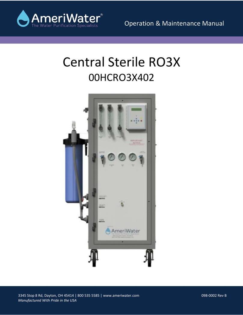 AmeriWater Central Sterile RO3X Manuale