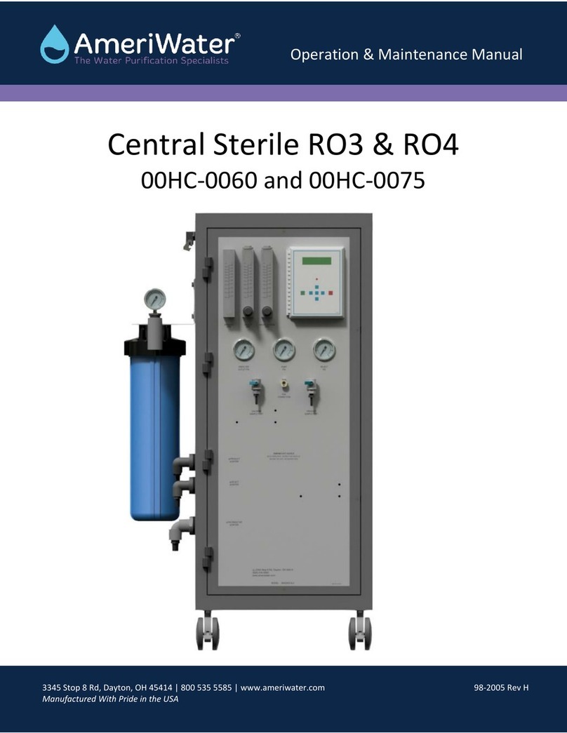 AmeriWater Central Sterile RO3 Manuale