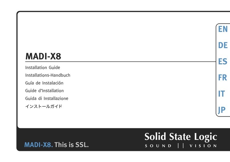 Solid State Logic MADI-X8 Manuale utente