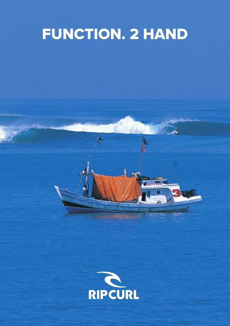 Rip curl FUNCTION. 2 HAND Manuale utente Rip curl FUNCTION. 2 HAND Manuale utente