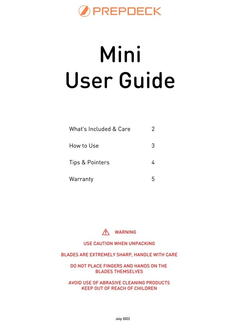 PREPDECK Mini Manuale utente