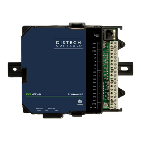 Distech Controls LonMark ECL-VAV-N Manuale utente