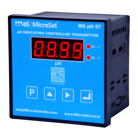 MicroSet MS pH 97 Manuale utente