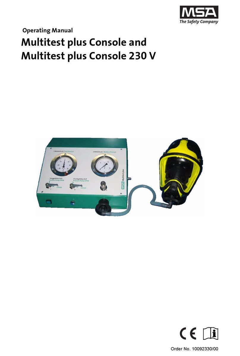 MSA Multitest plus Console Manuale utente