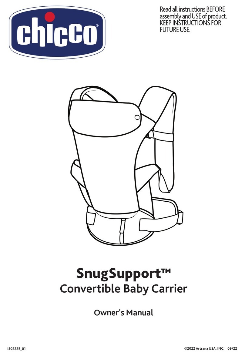 Chicco SnugSupport Manuale utente