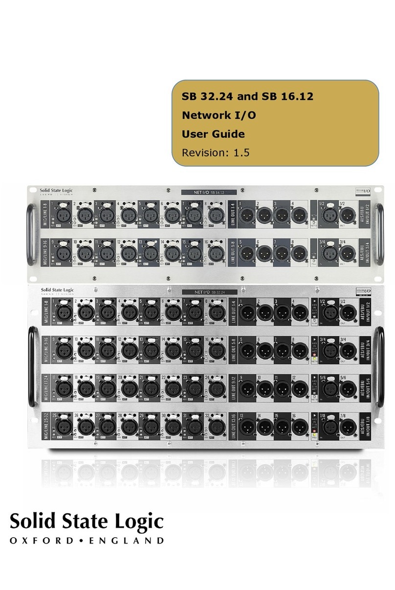 Solid State Logic SB 32.24 Manuale utente