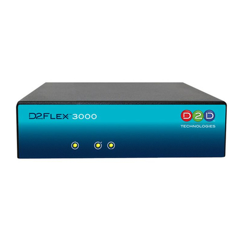 D2D FLEX 3000 Manuale utente