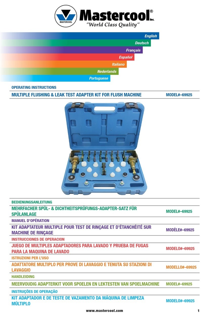Master cool 69925 Manuale utente