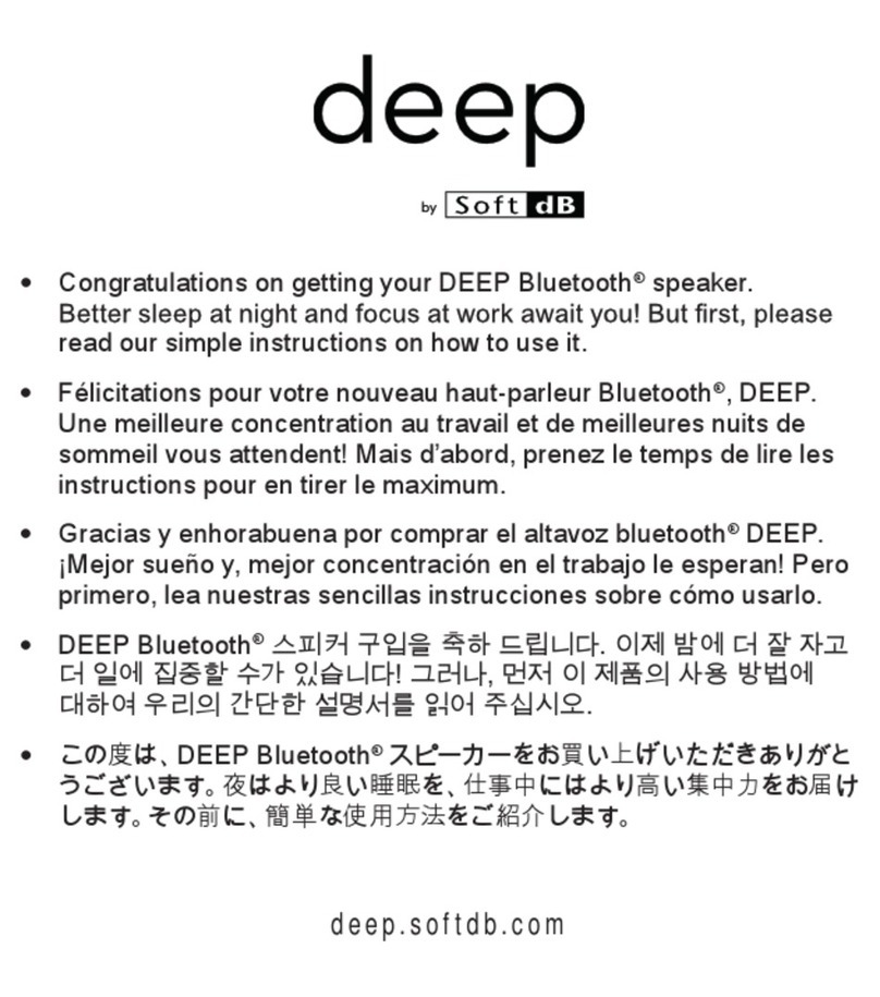Soft dB deep Manuale utente