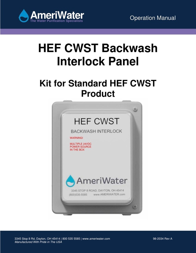 AmeriWater HEF CWST Manuale utente
