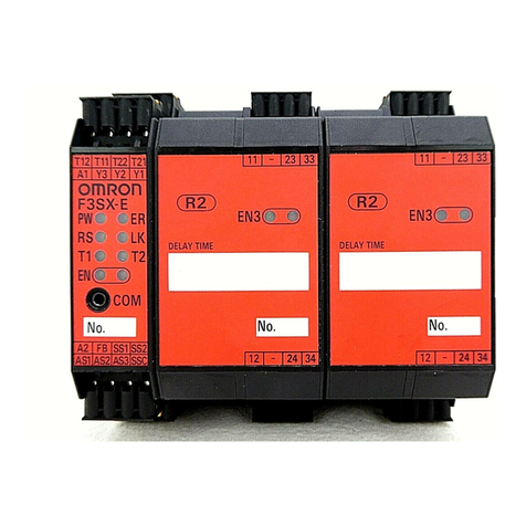 Omron F3SX-E Manuale utente