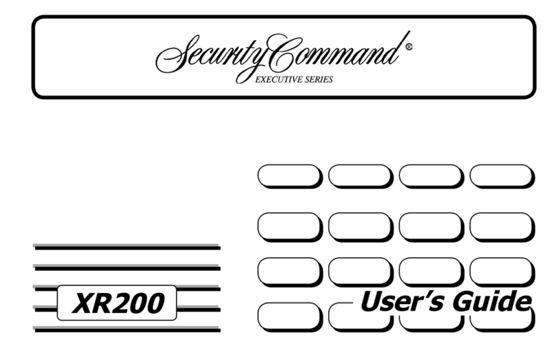 Security Command Executive XR200 Manuale utente