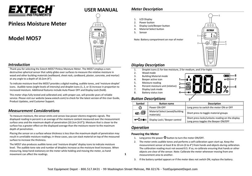 Extech Instruments MO57 Manuale utente