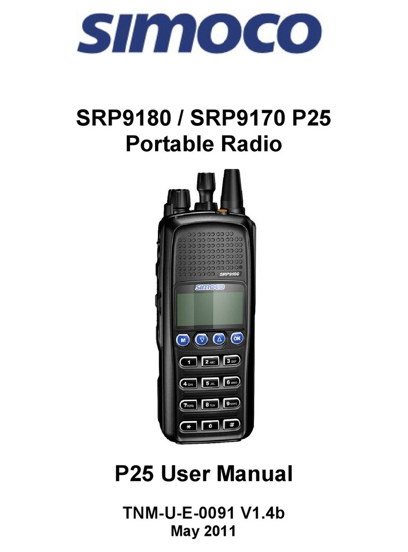 Simoco P25 Manuale utente