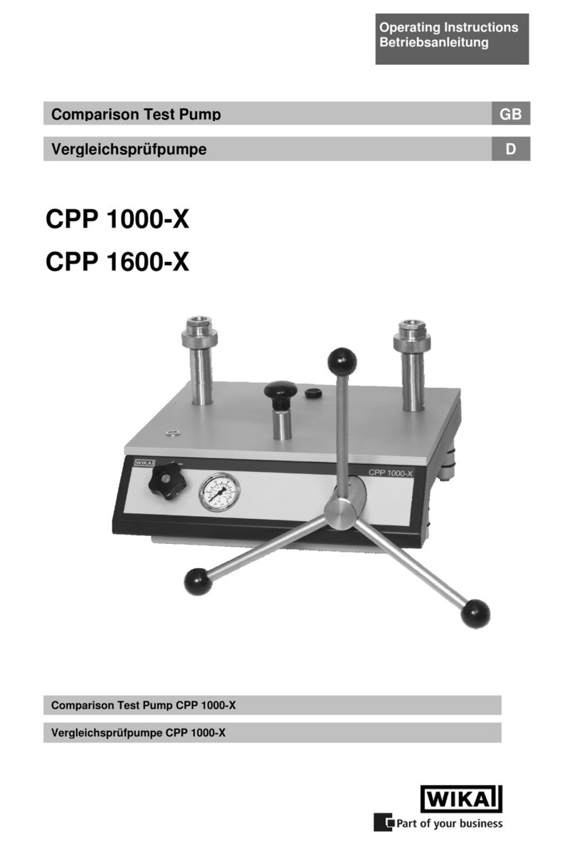 WIKA CPP 1000-X Manuale utente