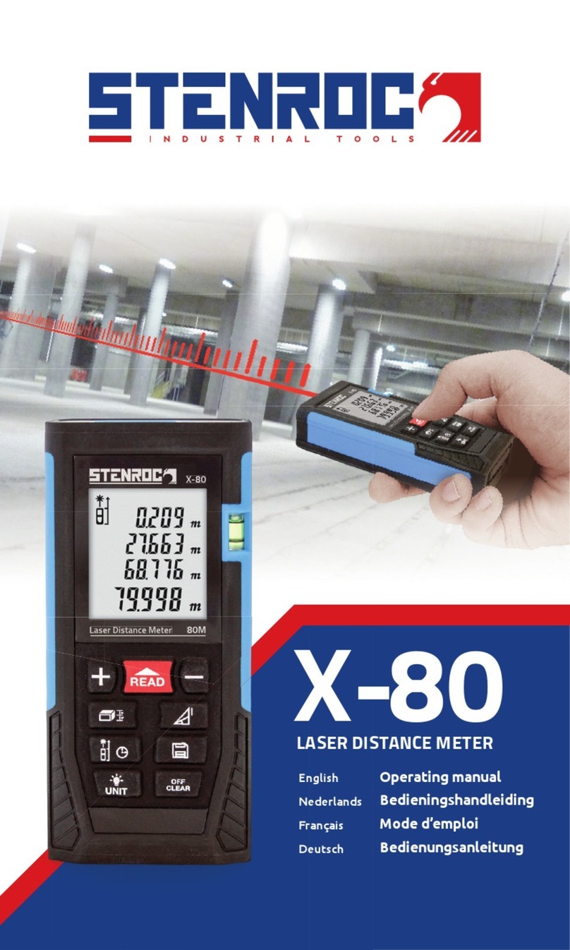 STENROC X-80 Manuale utente