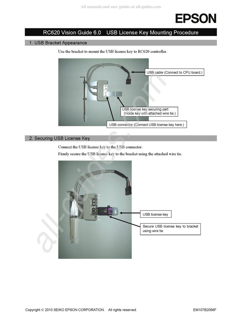 Epson RC620 Series Manuale