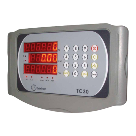 Baxtran TC30 Manuale utente Baxtran TC30 Manuale utente