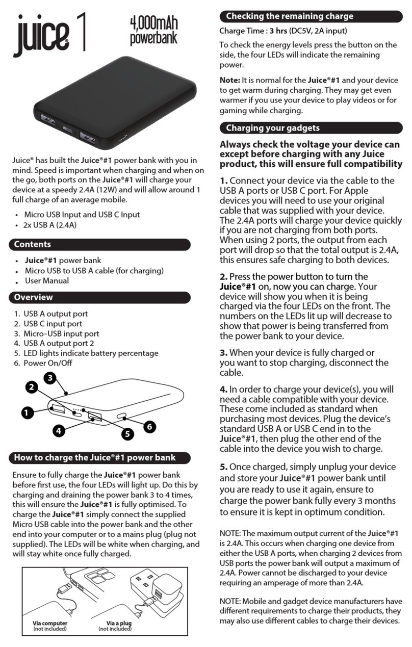 Juice 1 Manuale utente