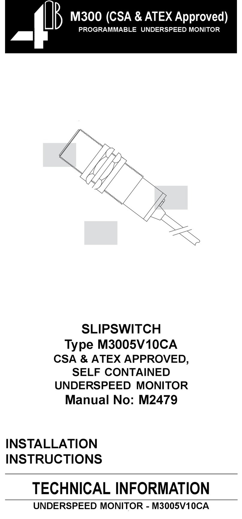 4B SLIPSWITCH M300 Manuale utente