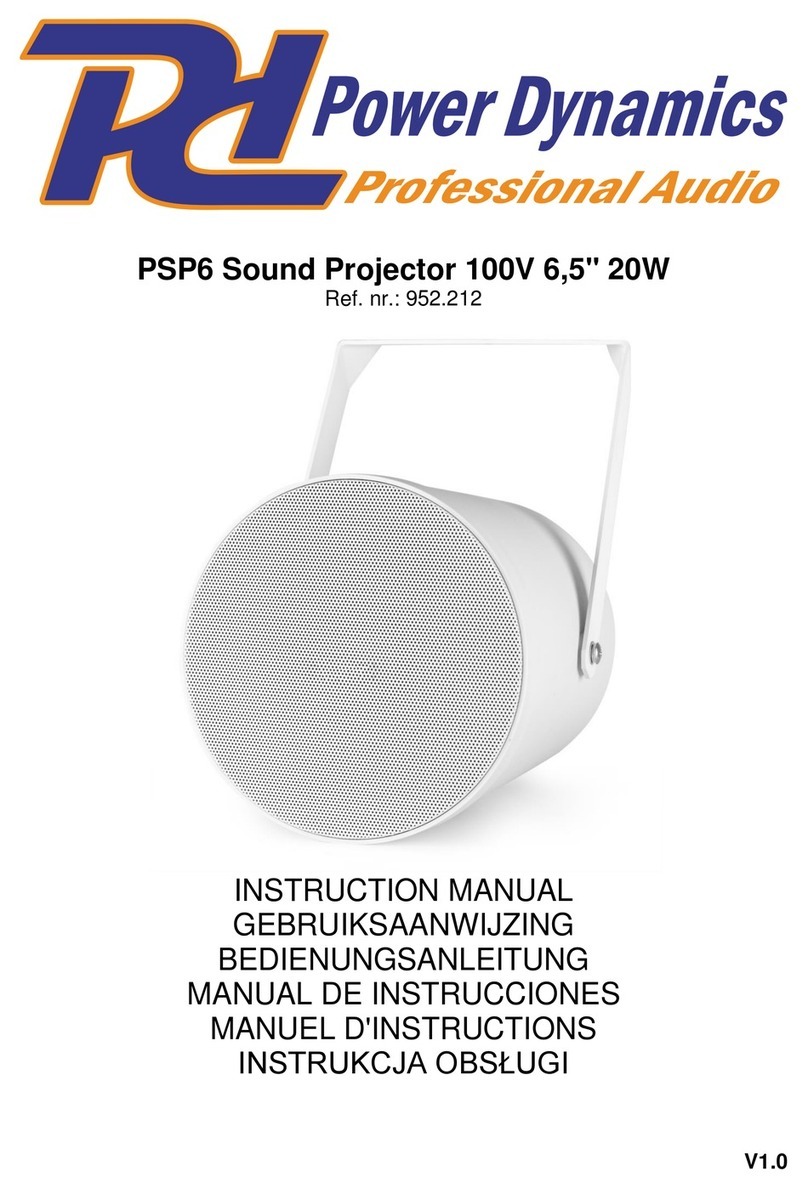 Power Dynamics PSP6 Manuale utente