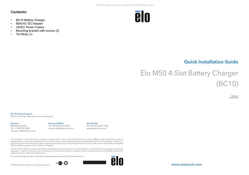 Elo TouchSystems M50 Manuale utente