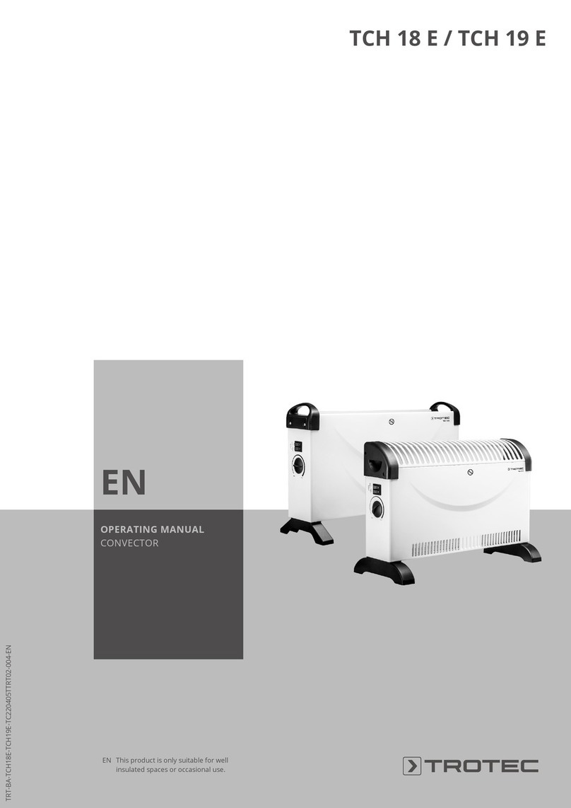 Trotec TCH 18 E Manuale utente