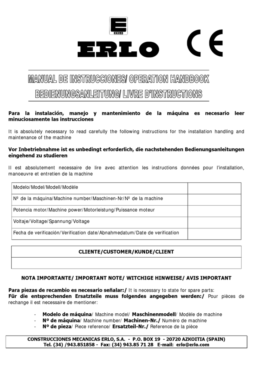 ERLO TCE 32 Manuale utente
